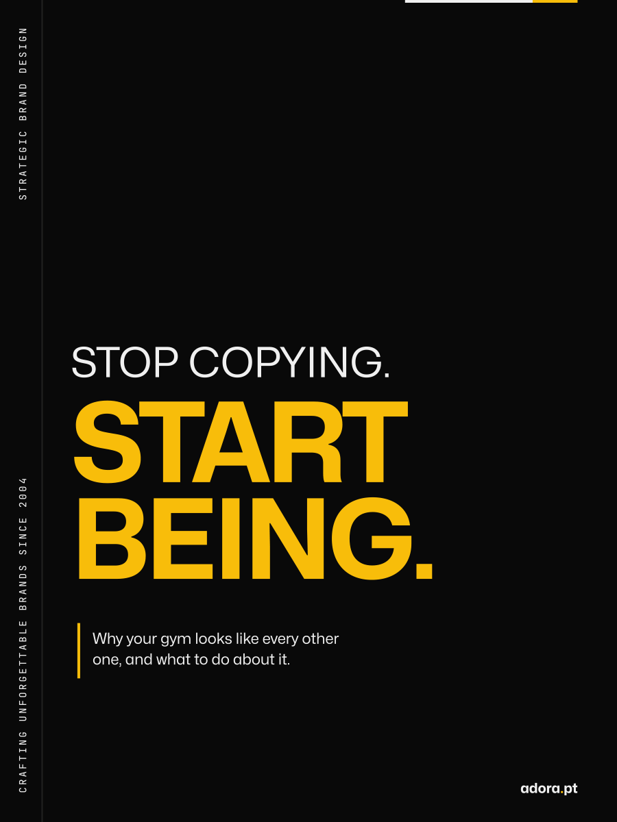 Stop Copying. Start Being.